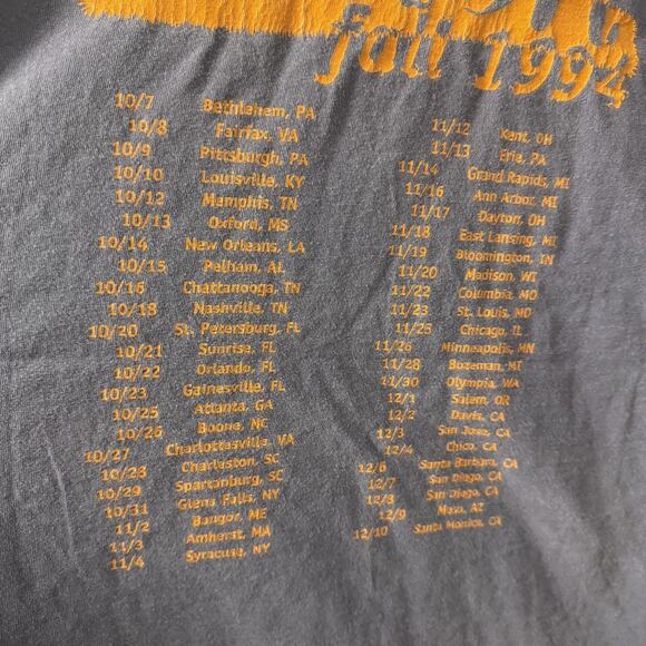 Vintage 1994 90s Phish Fall Tour Purple Jim Pollock Trey Anastasio T Shirt XL - Picture 8 of 8